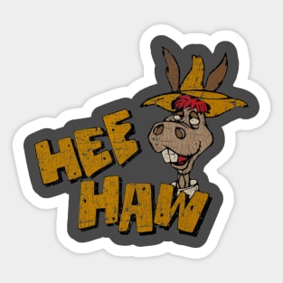 Hee Haw Donkey Sticker